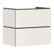hansgrohe Meuble sous lavabo Xilesa E 680x470mm, 2 tiroirs, pour lavabo, avec poignée, sans miroir-1