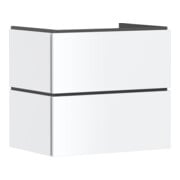 hansgrohe Meuble sous lavabo Xilesa E 680x470mm, 2 tiroirs, pour lavabo, sans PushOpen, blanc mat-1