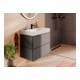 hansgrohe Meuble sous lavabo Xilesa E 780x470mm, 2 tiroirs, gris ardoise mat
