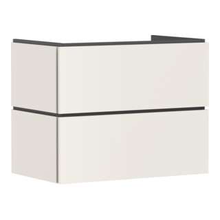 hansgrohe Meuble sous lavabo Xilesa E 780x470mm, 2 tiroirs, PushOpen, beige mat