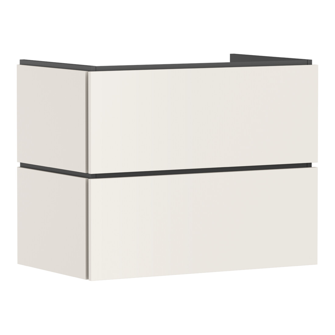 hansgrohe Meuble sous lavabo Xilesa E 780x470mm, 2 tiroirs, PushOpen, beige mat