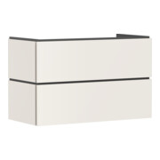 hansgrohe Meuble sous lavabo Xilesa E 980x470mm, 2 tiroirs PushOpen, beige mat-1