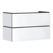 hansgrohe Meuble sous lavabo Xilesa E 980x470mm, 2 tiroirs PushOpen, blanc mat-1