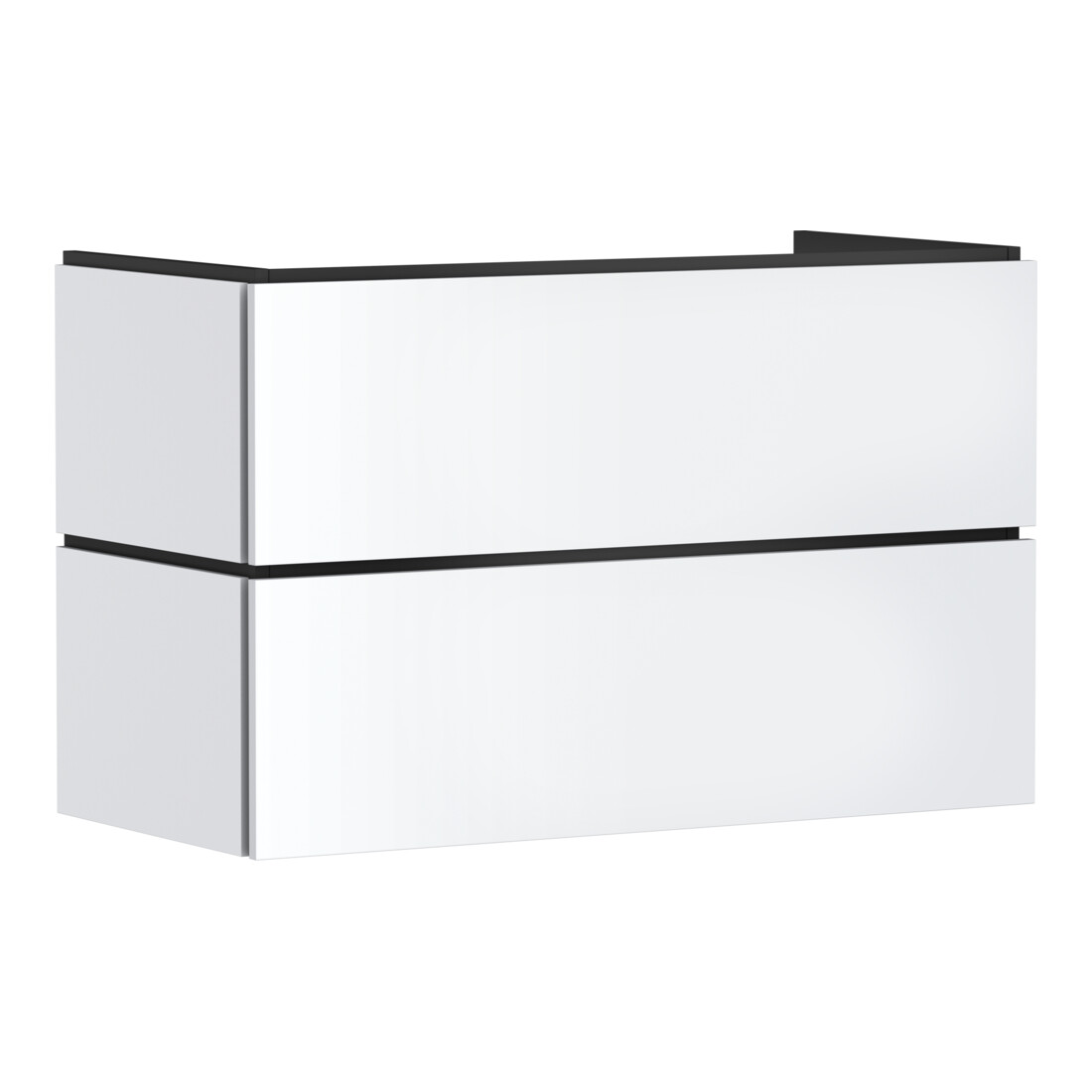 hansgrohe Meuble sous lavabo Xilesa E 980x470mm, 2 tiroirs PushOpen, blanc mat