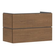 hansgrohe Meuble sous lavabo Xilesa E 980x470mm, 2 tiroirs PushOpen, chêne cachemire-1
