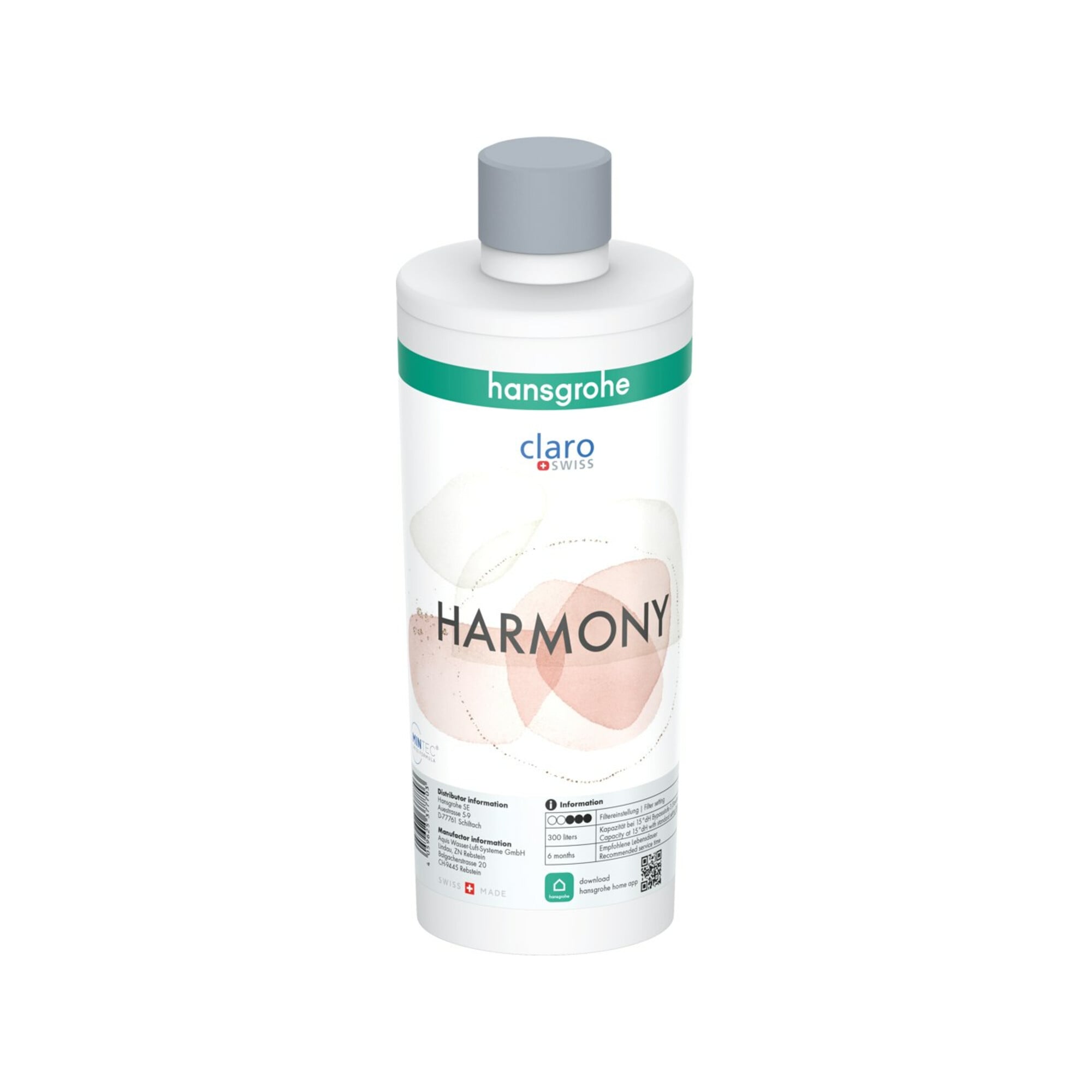 hansgrohe Mineralisierung Filterkapazität 300 l, m Filter Harmony