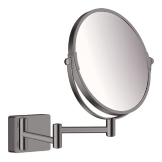 hansgrohe Miroir de rasage AddStoris fixation murale, chrome noir brossé
