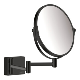 hansgrohe Miroir de rasage AddStoris fixation murale, noir mat