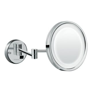 hansgrohe Miroir de rasage Logis Universal chrome avec éclairage LED