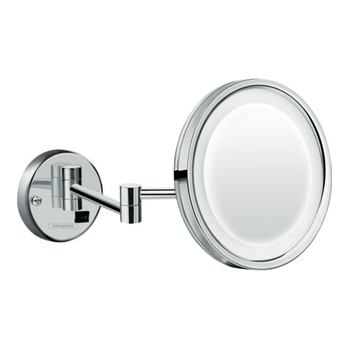 hansgrohe Miroir de rasage Logis Universal chrome avec éclairage LED