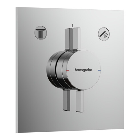 hansgrohe Mischer DuoTurn E UP, für 2 Verbraucher, chrom