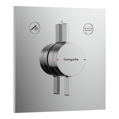 hansgrohe Mischer DuoTurn E UP, für 2 Verbraucher, chrom