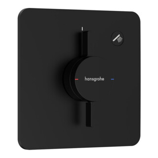 hansgrohe Mischer DuoTurn Q UP, für 1 Verbraucher, mattschwarz