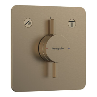 hansgrohe Mischer DuoTurn Q UP, für 2 Verbraucher, brushed bronze