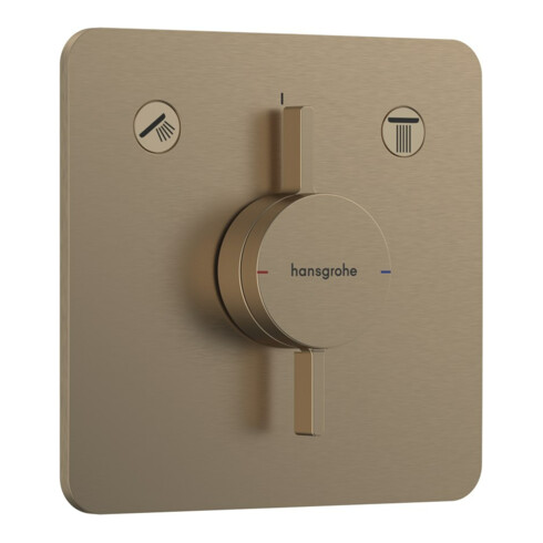hansgrohe Mischer DuoTurn Q UP, für 2 Verbraucher, brushed bronze