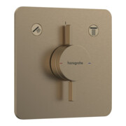 hansgrohe Mischer DuoTurn Q UP, für 2 Verbraucher, brushed bronze