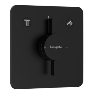 hansgrohe Mischer DuoTurn Q UP, für 2 Verbraucher, mattschwarz