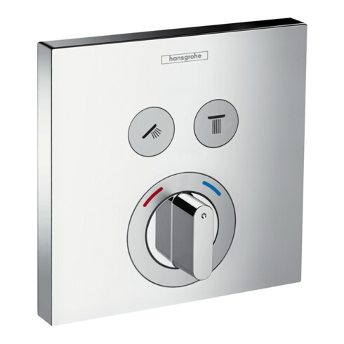 hansgrohe Fertigmontageset ShowerSelect 2 Verbraucher, UP-Mischer, chrom