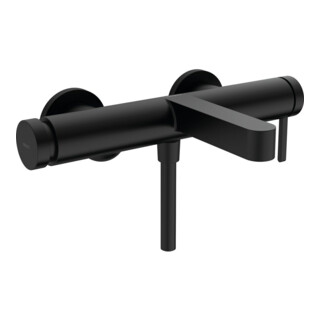 hansgrohe Mitigeur baignoire Finoris AP, bec 194 mm, noir mat