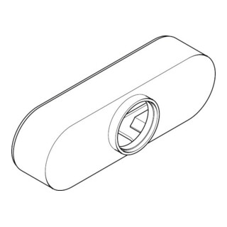 hansgrohe Mitigeur bain et douche apparent Axor cache blanc