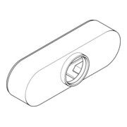 hansgrohe Mitigeur bain et douche apparent Axor cache blanc