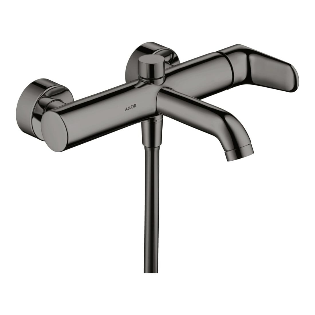 hansgrohe Mitigeur bain monocommande Axor Citterio M AP, bec 200 mm, chrome noir poli