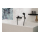 hansgrohe Mitigeur bain monocommande Zesis S AP, montage mural, noir mat