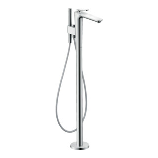 hansgrohe Mitigeur bain monotrou Axor Citterio C sans structure, chrome, sur pied, bec 194 mm