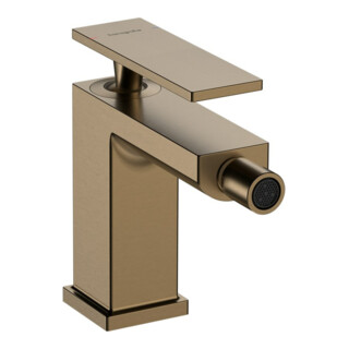 hansgrohe Mitigeur bidet monocommande Tecturis E A 149 mm, avec tirette, bronze brossé