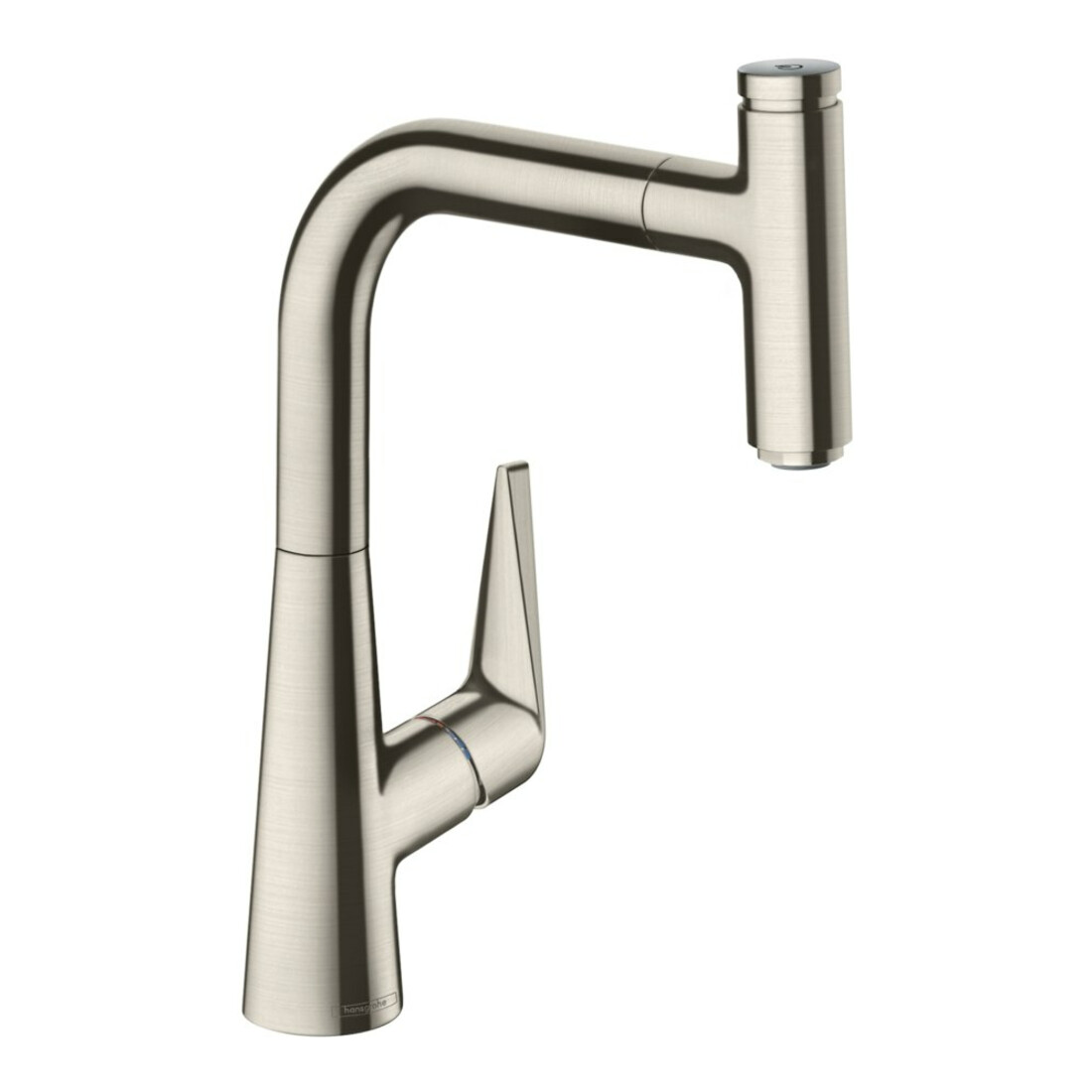 hansgrohe Mitigeur de cuisine 220 Talis Select M51 avec douchette extractible, 1 jet, aspect inox