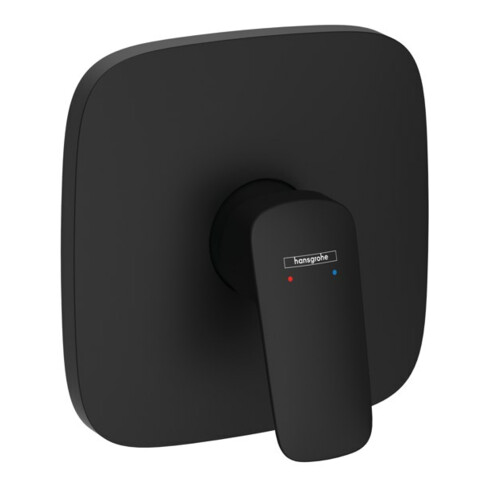 hansgrohe Mitigeur de douche monocommande Logis mat noir, encastré, 1 utilisateur