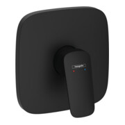 hansgrohe Mitigeur de douche monocommande Logis mat noir, encastré, 1 utilisateur