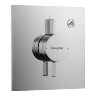 hansgrohe Mitigeur DuoTurn E encastré, pour 1 utilisateur, chrome