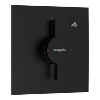 hansgrohe Mitigeur DuoTurn E encastré, pour 1 utilisateur, noir mat