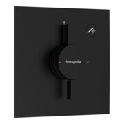 hansgrohe Mitigeur DuoTurn E encastré, pour 1 utilisateur, noir mat