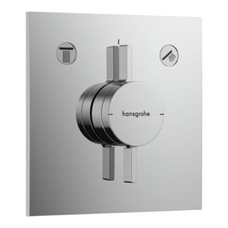hansgrohe Mitigeur DuoTurn E encastré, pour 2 utilisateurs, chrome