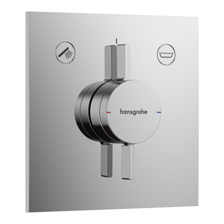 hansgrohe Mitigeur DuoTurn E encastré, pour 2 utilisateurs, chrome