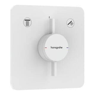 hansgrohe Mitigeur DuoTurn Q UP, pour 2 utilisateurs, blanc mat