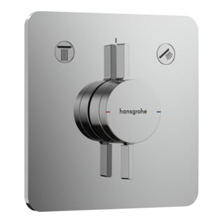 hansgrohe Mitigeur DuoTurn Q UP, pour 2 utilisateurs, chrome
