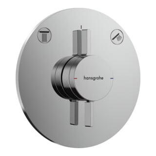 hansgrohe Mitigeur DuoTurn S encastré, pour 2 utilisateurs, chrome