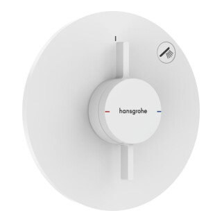 hansgrohe Mitigeur DuoTurn S UP, pour 1 utilisateur, blanc mat
