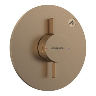 hansgrohe Mitigeur DuoTurn S UP, pour 1 utilisateur, bronze brossé
