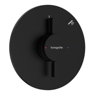 hansgrohe Mitigeur DuoTurn S UP, pour 1 utilisateur, noir mat