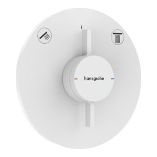 hansgrohe Mitigeur DuoTurn S UP, pour 2 utilisateurs, blanc mat