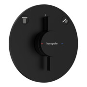 hansgrohe Mitigeur DuoTurn S UP, pour 2 utilisateurs, noir mat