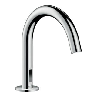 hansgrohe Mitigeur électronique Axor Uno pour lavabo avec régulation température, alimentation 230 V, chromé