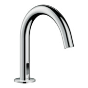 hansgrohe Mitigeur électronique Axor Uno pour lavabo avec régulation température, alimentation 230 V, chromé