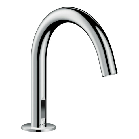 hansgrohe Mitigeur électronique Axor Uno pour lavabo avec régulation température, alimentation 230 V, chromé