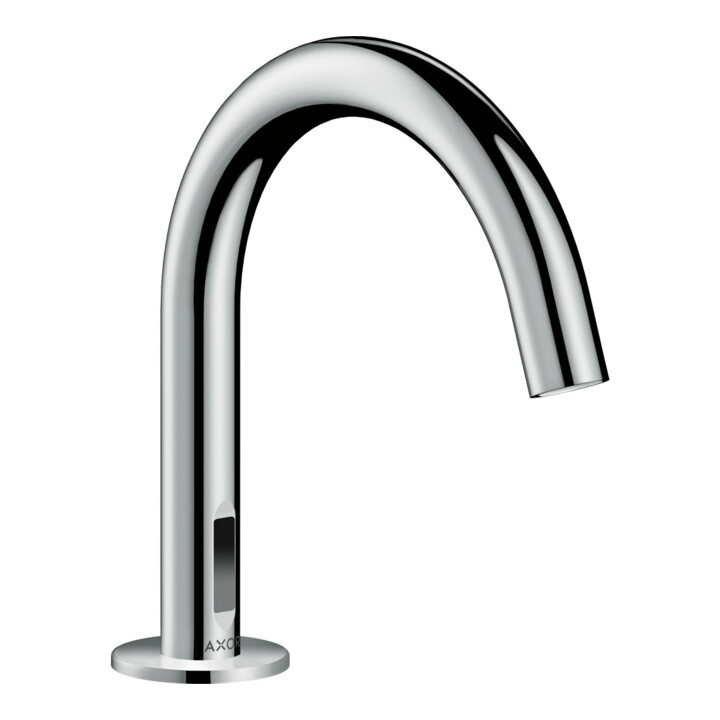 hansgrohe Mitigeur électronique Axor Uno pour lavabo avec régulation température, alimentation 230 V, chromé