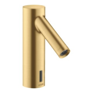 hansgrohe Mitigeur électronique de lavabo Axor Starck m Temp-PR, Batt, or brossé opt.